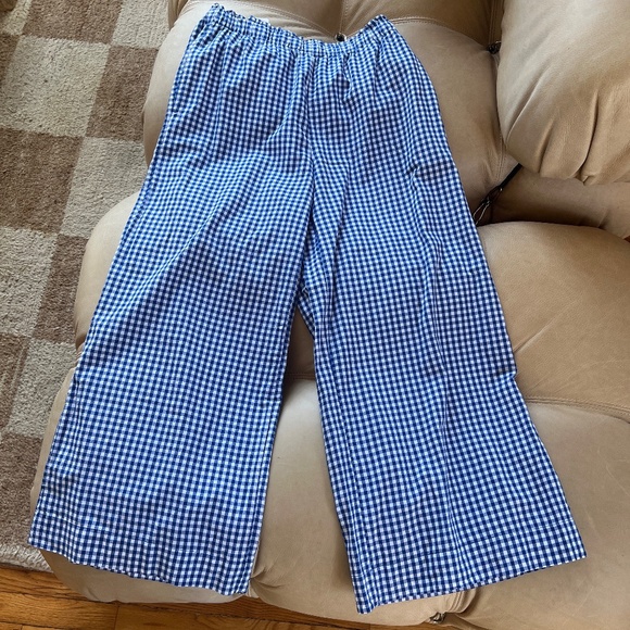 Loft | Petite Beach Smocked Wide Leg Pants - Picture 2 of 4